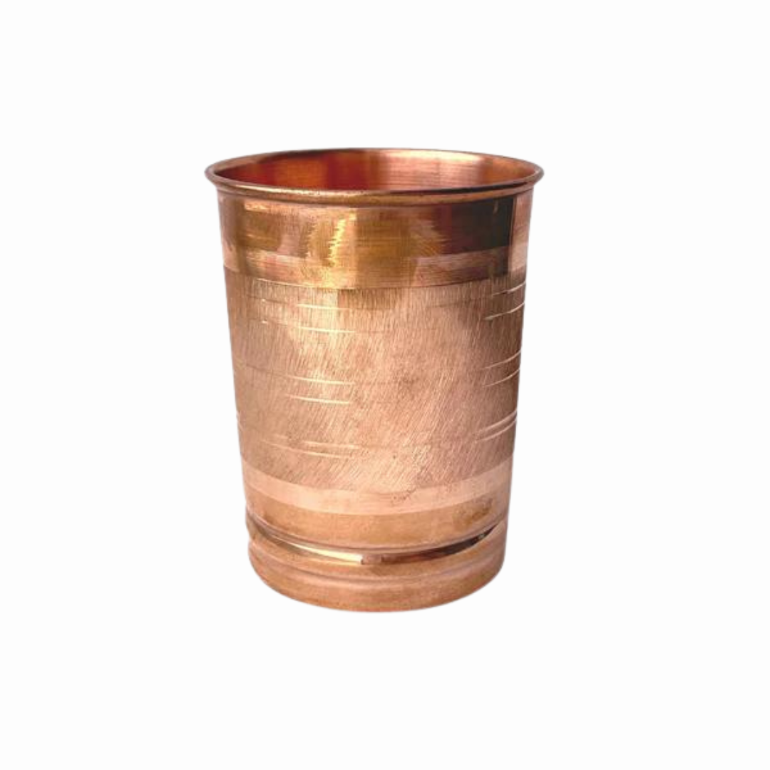 Vaso de Cobre Estriado