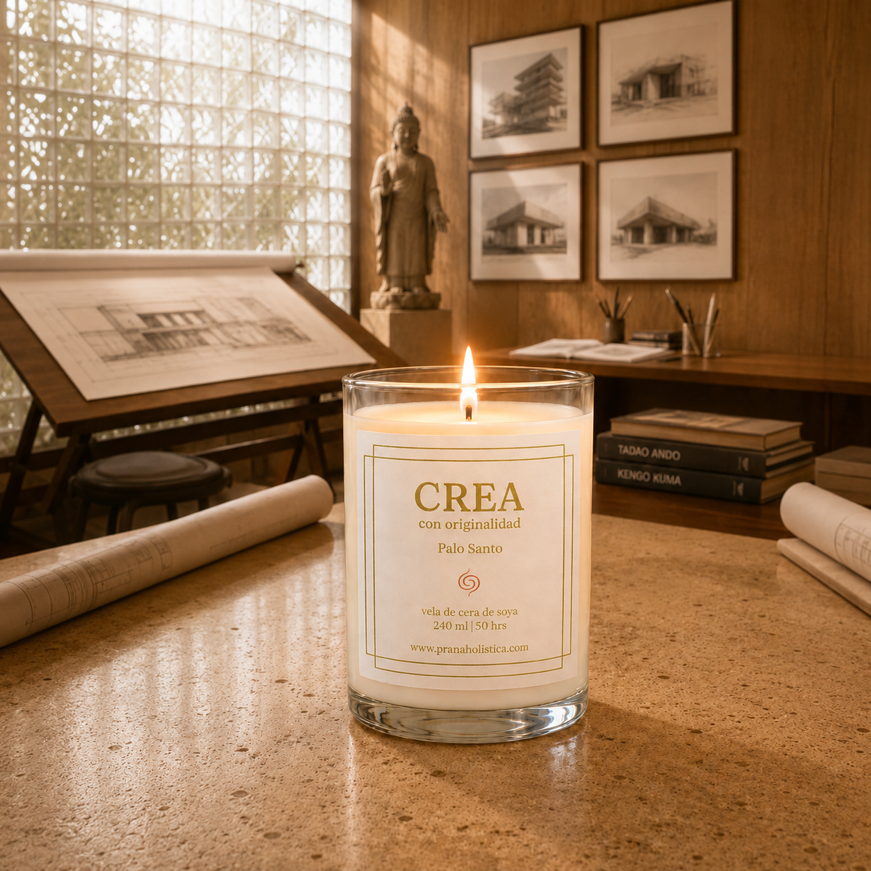 Vela aromática intencionada | Crea