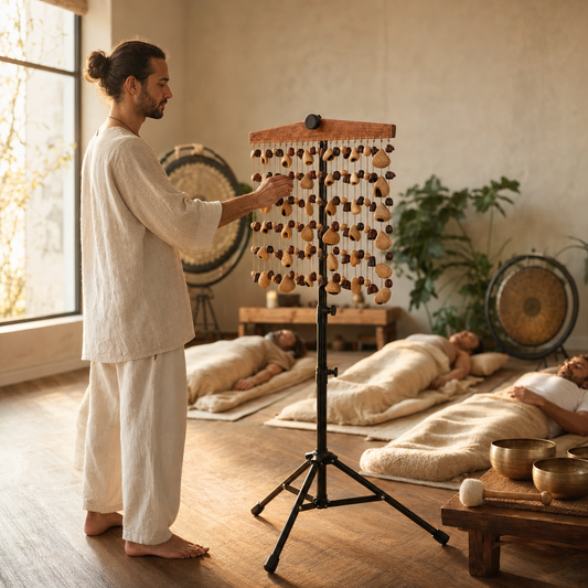 Cortina de Chacchas – Instrumento de Semillas para Sonoterapia