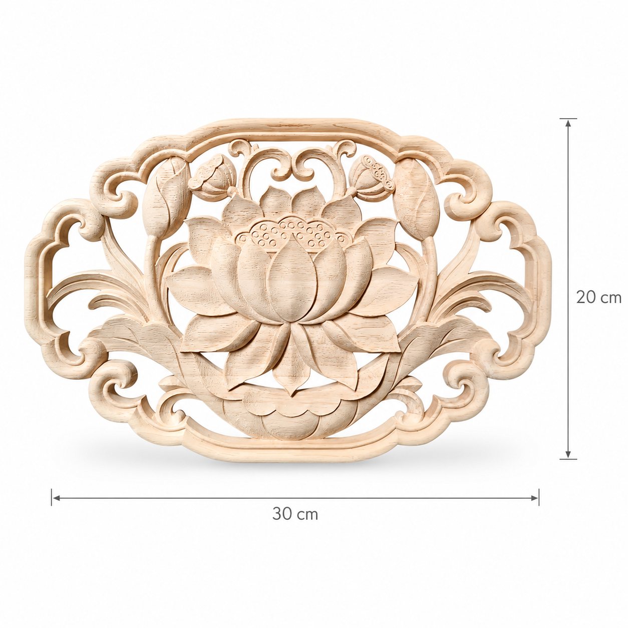 Flor de loto madera MDF