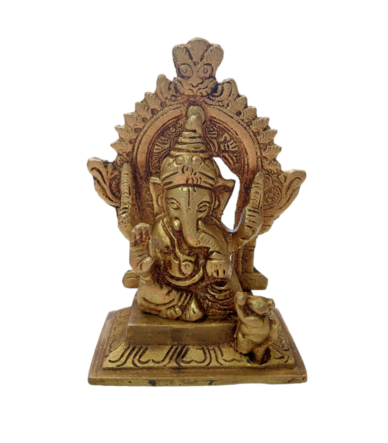 Lakshmi y Ganesh Bronce 9 cm