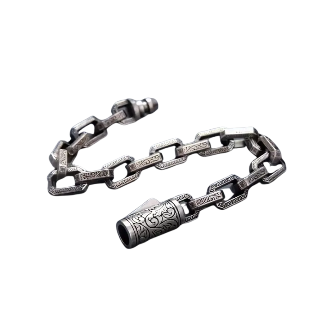 Pulsera Patrón de Hierba de vida 22 cm