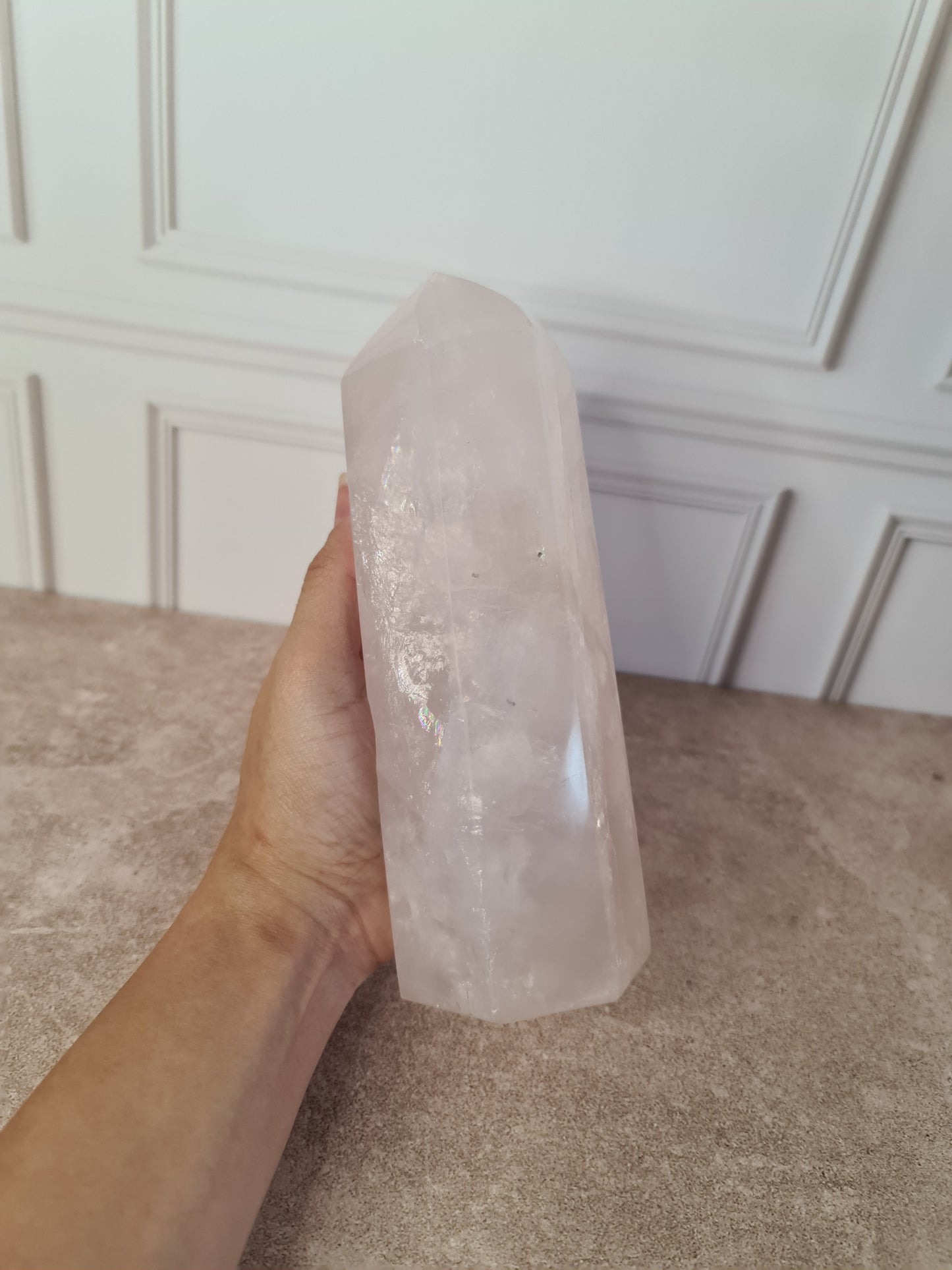 Cuarzo de colección | Punta de Cuarzo Rosa