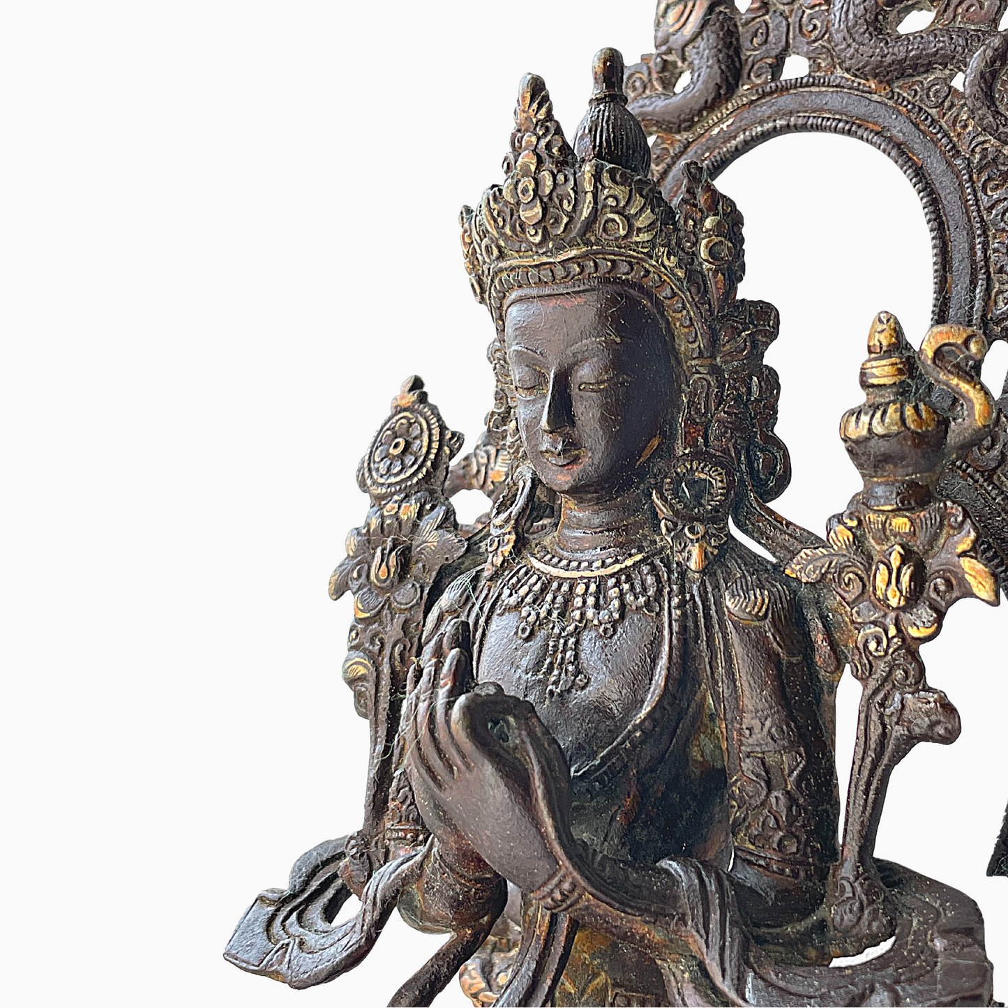 Tara con parasol | Bronce