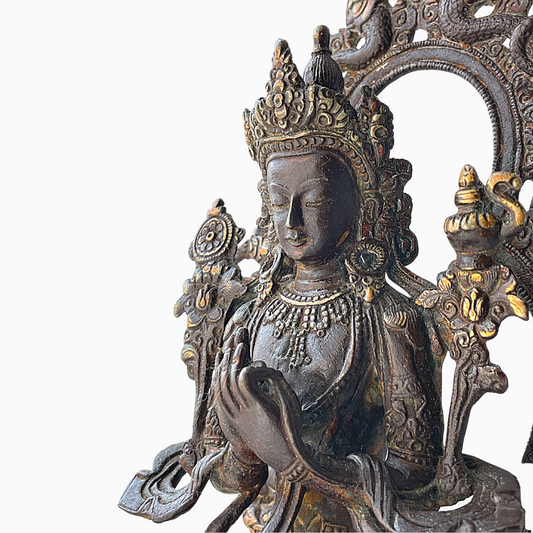 Tara con parasol | Bronce