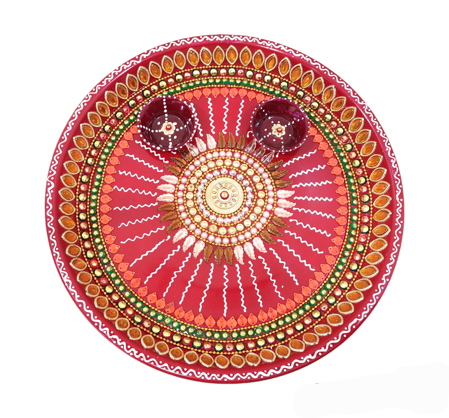 Plato Pooja | Decorado