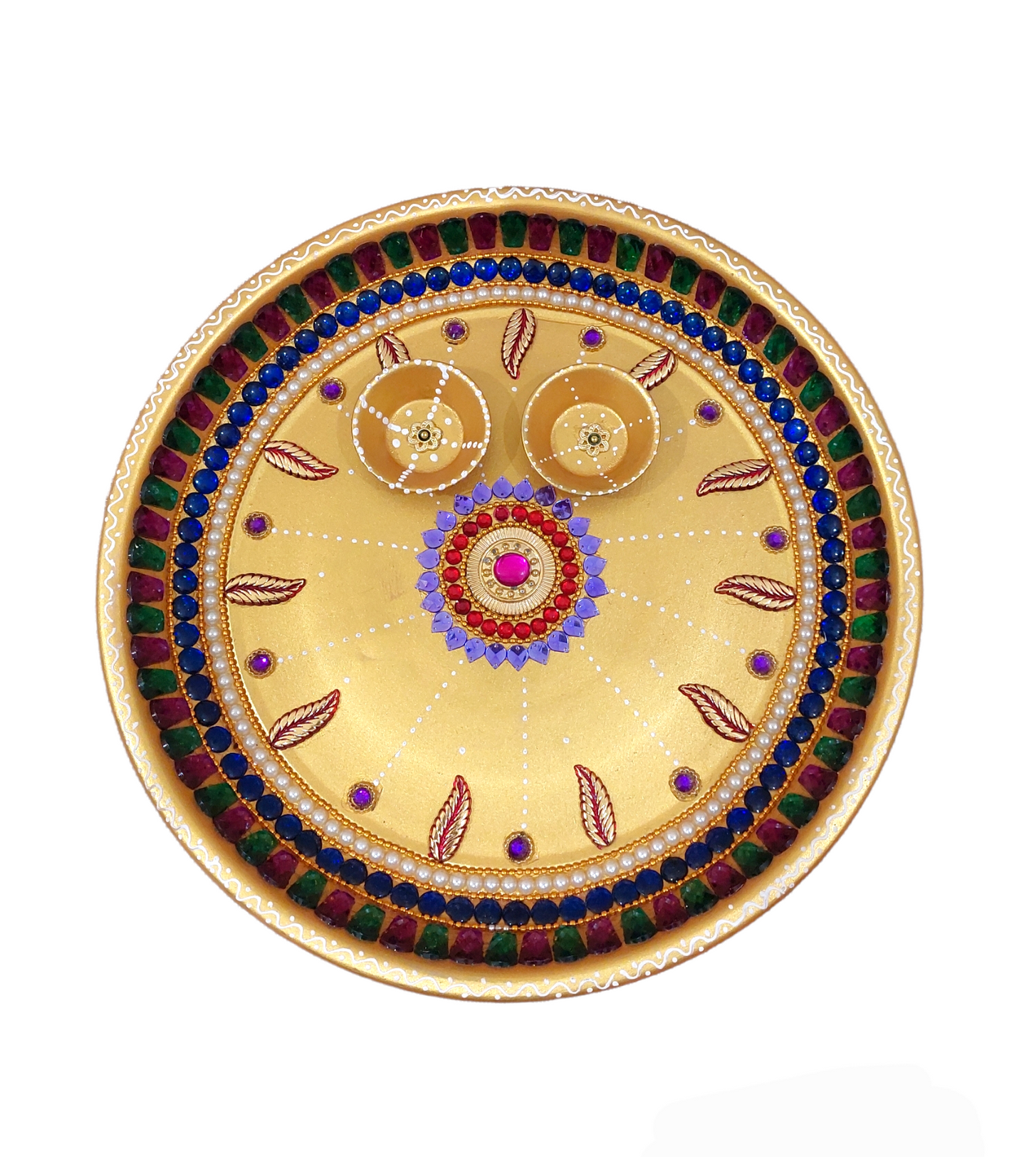 Plato Pooja | Decorado