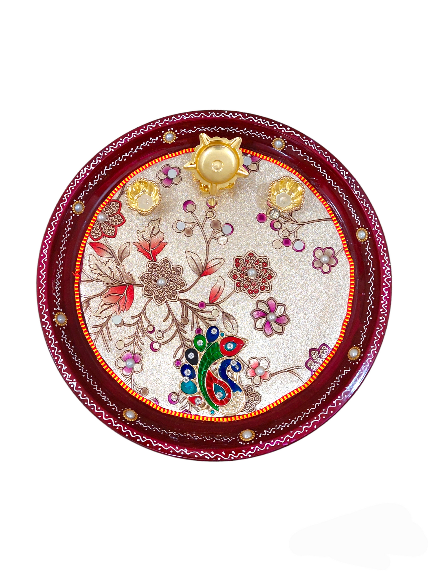 Plato Pooja | Decorado