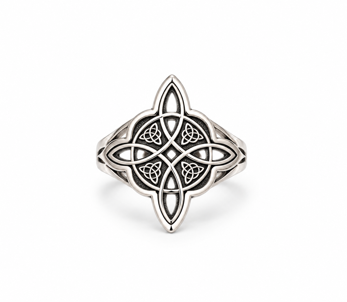Anillo de Plata Nudo de Bruja 3g