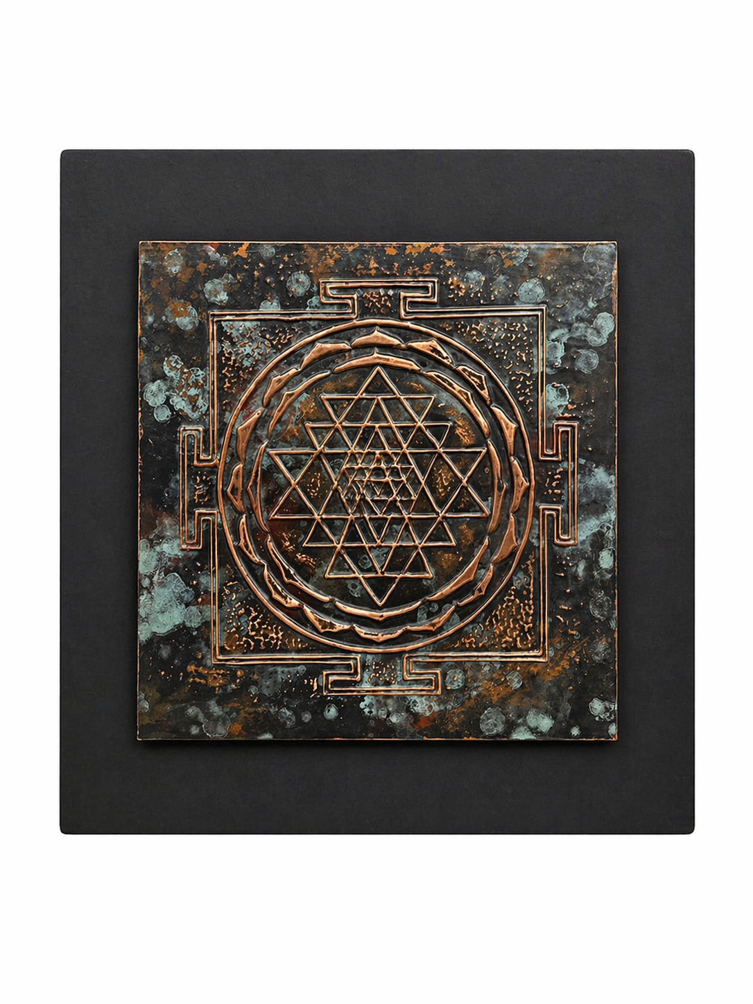 Cuadro Repujado Simbolos Sagrados | Variedad