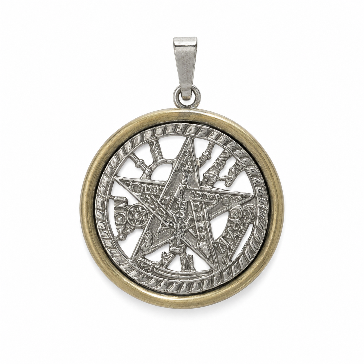 Dije Tetragramaton plata .925