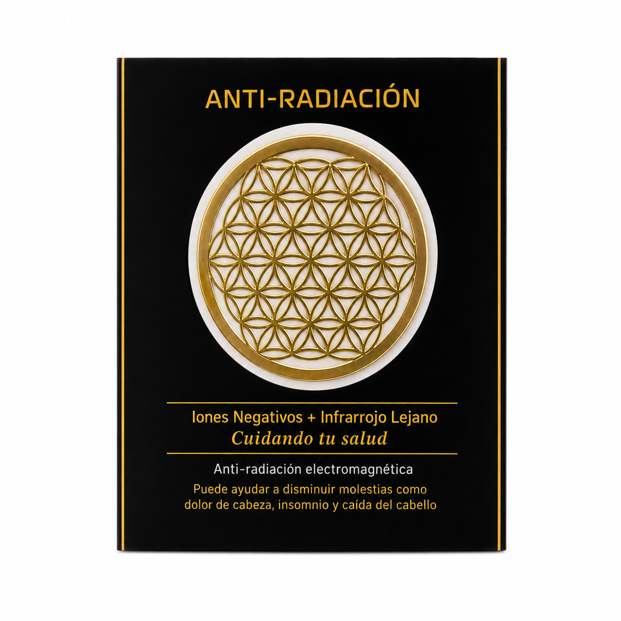 Sensor de Energía Metálica - Geometría Sagrada