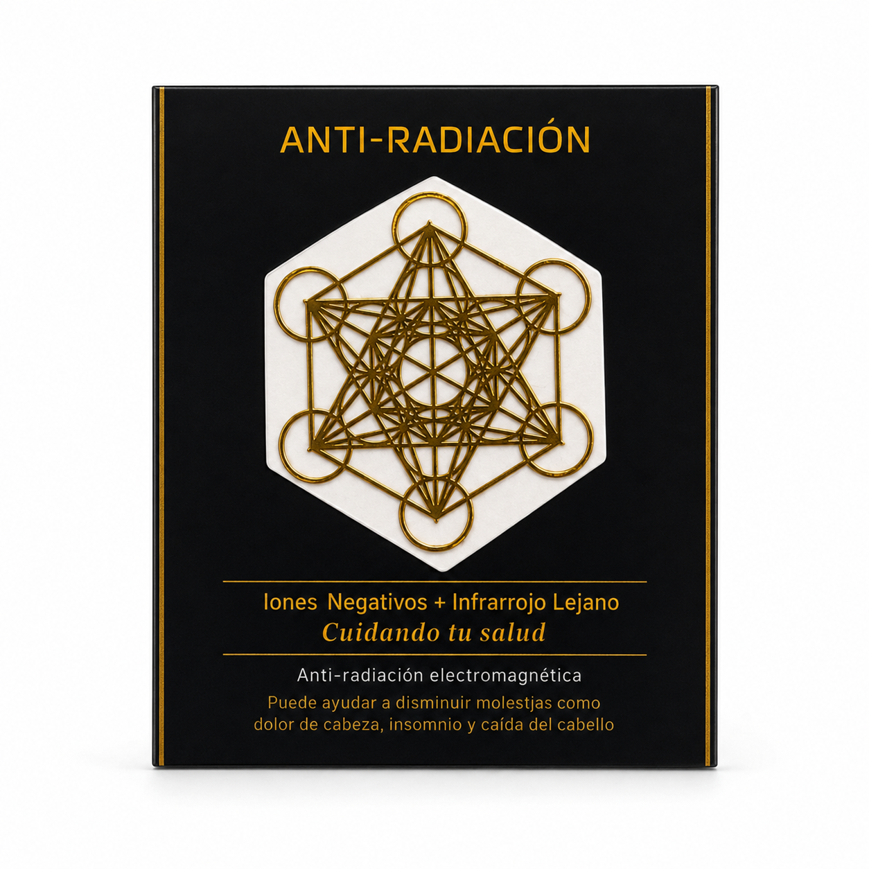 Sensor de Energía Metálica - Geometría Sagrada