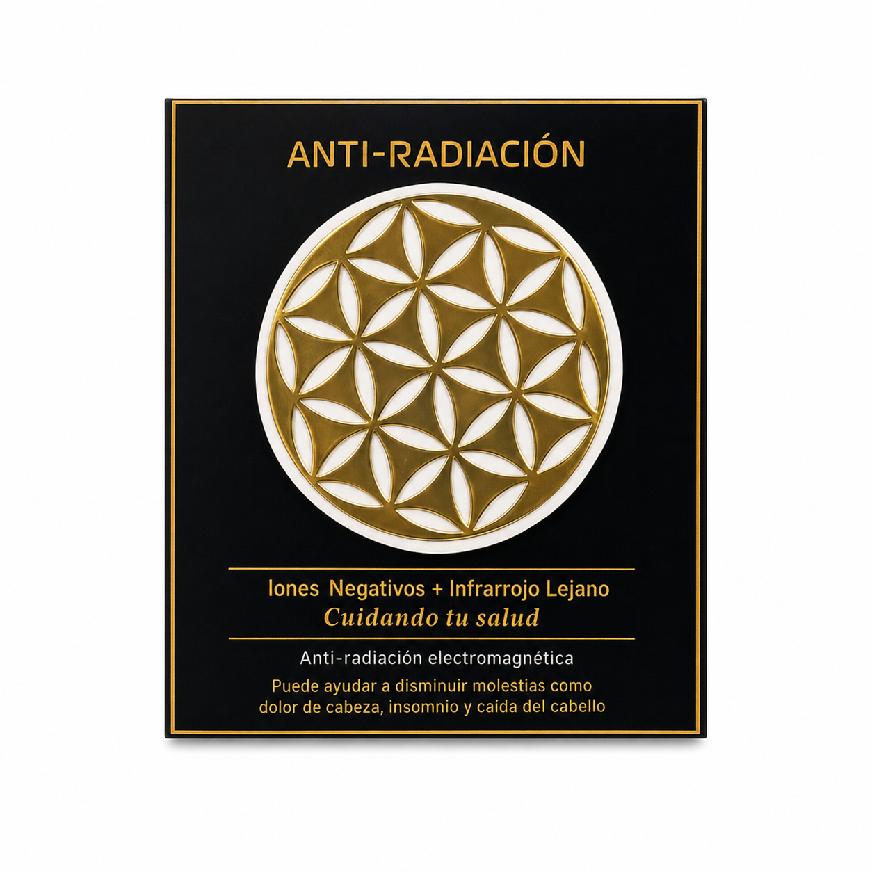 Sensor de Energía Metálica - Geometría Sagrada