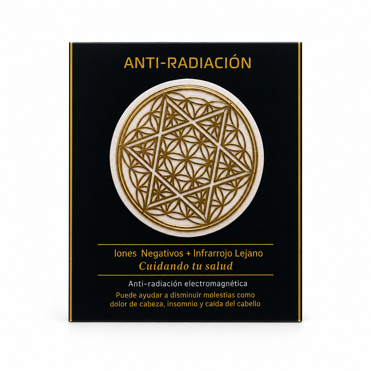 Sensor de Energía Metálica - Geometría Sagrada