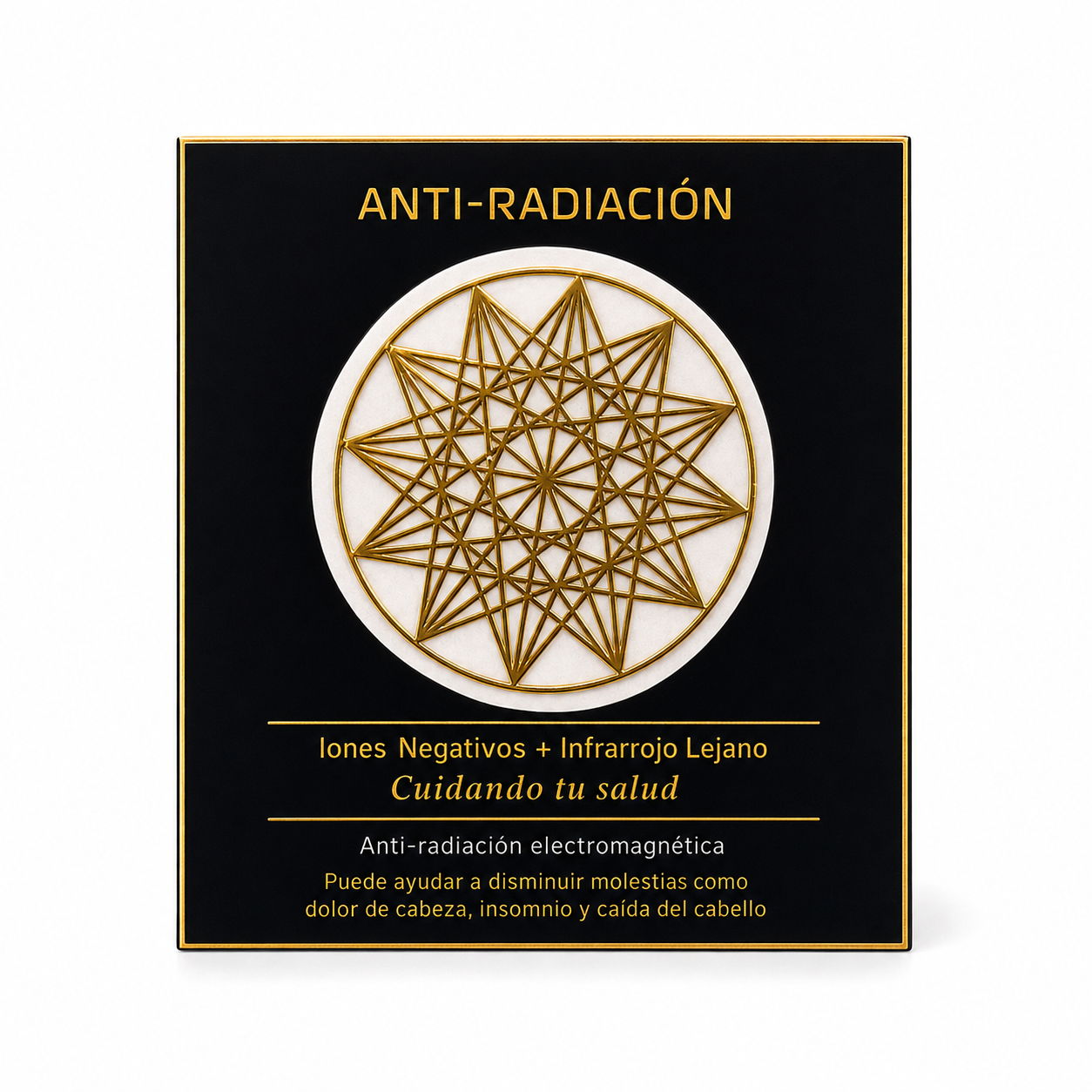 Sensor de Energía Metálica - Geometría Sagrada