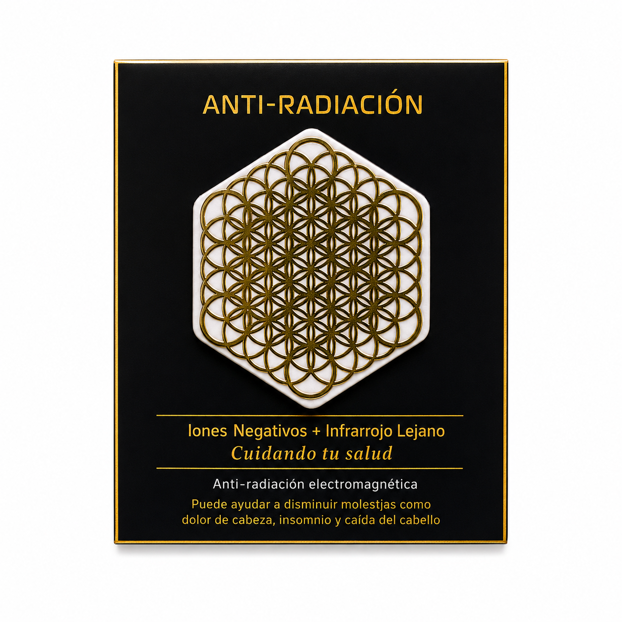 Sensor de Energía Metálica - Geometría Sagrada