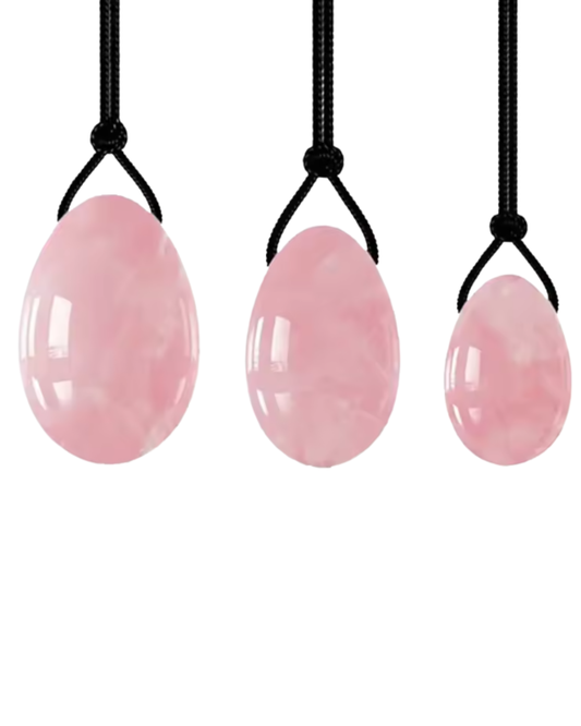 Huevo Yoni Cuarzo Rosa