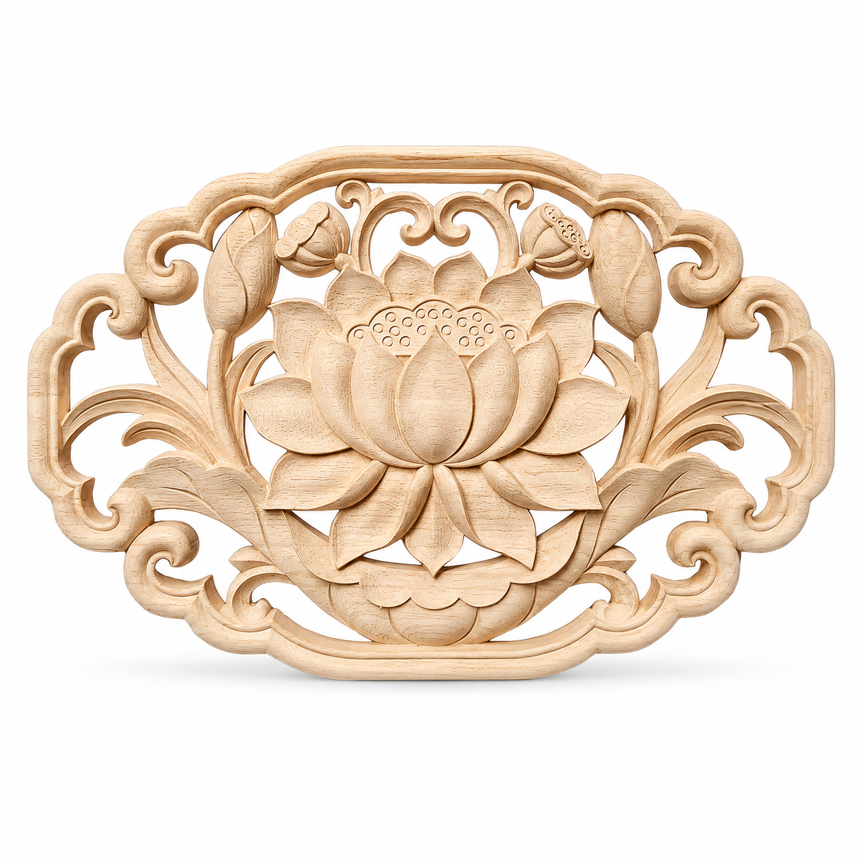 Flor de loto madera MDF