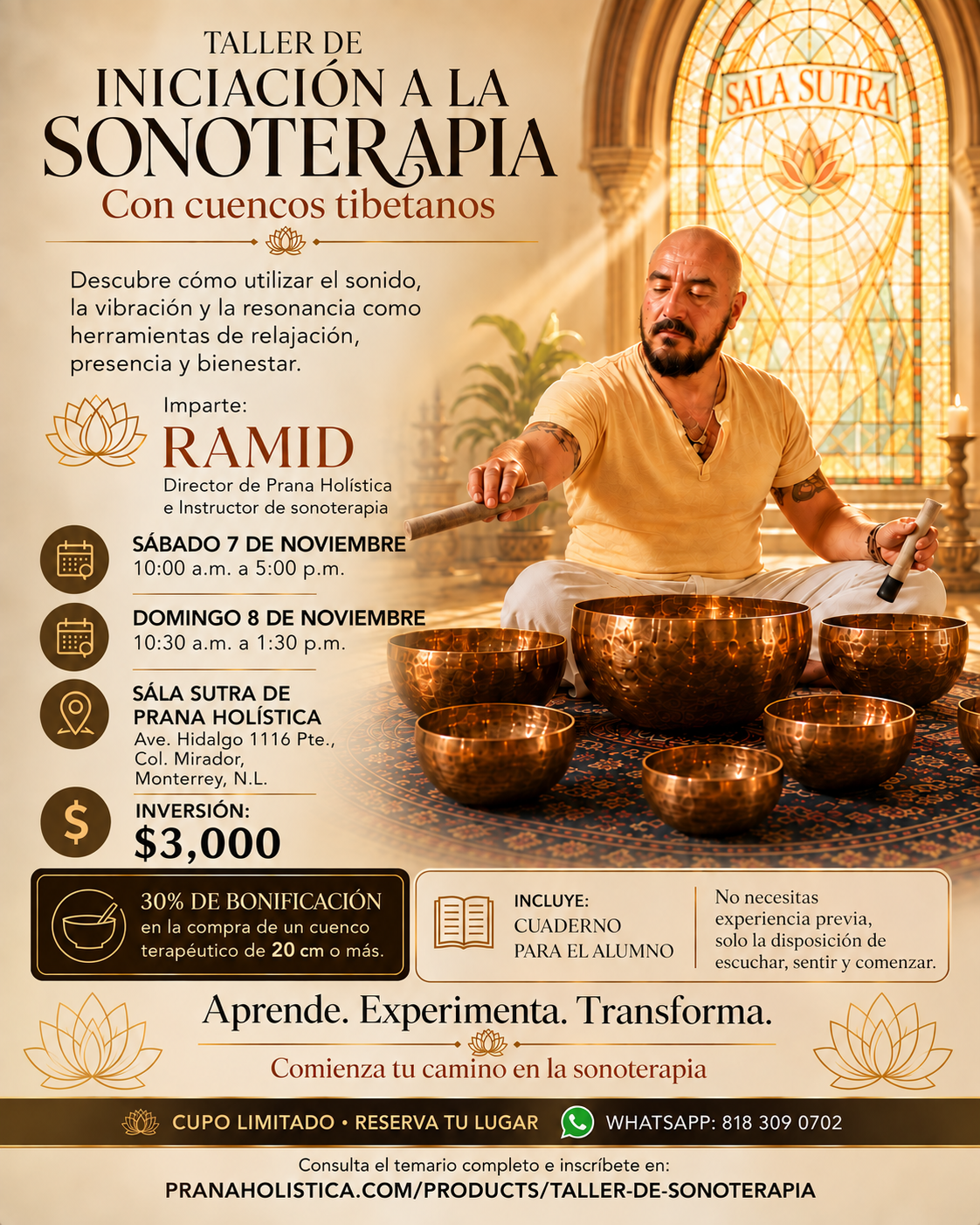 taller de iniciacion a la sonoterapia