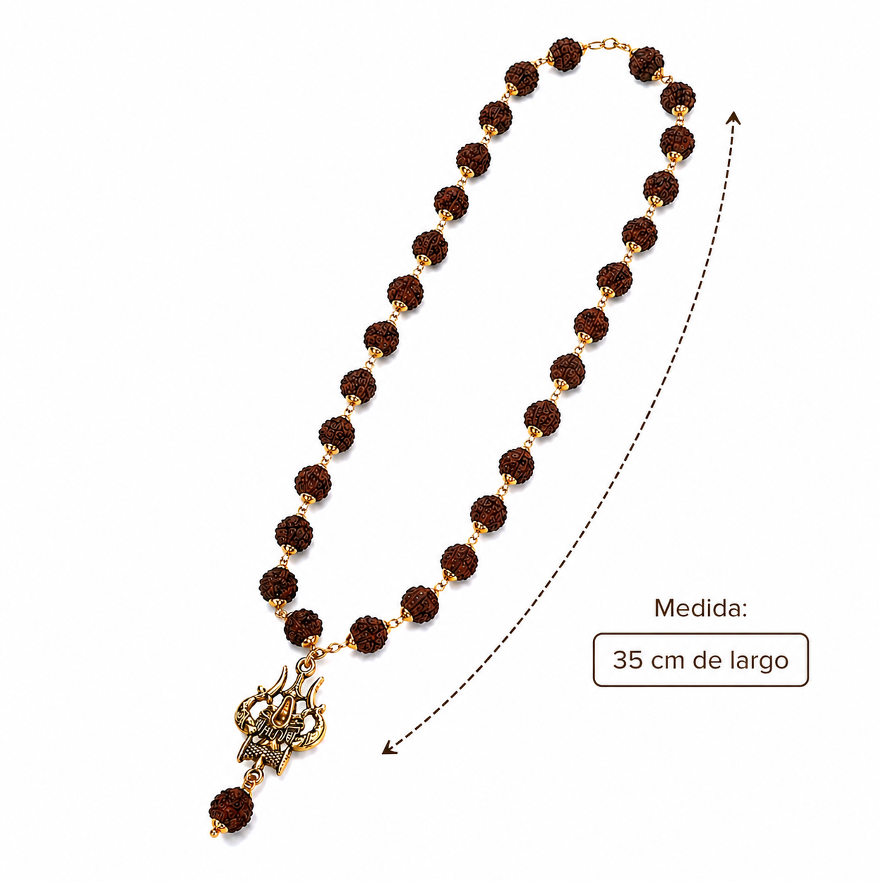 Collar Shiva Semilla de Rudrashka