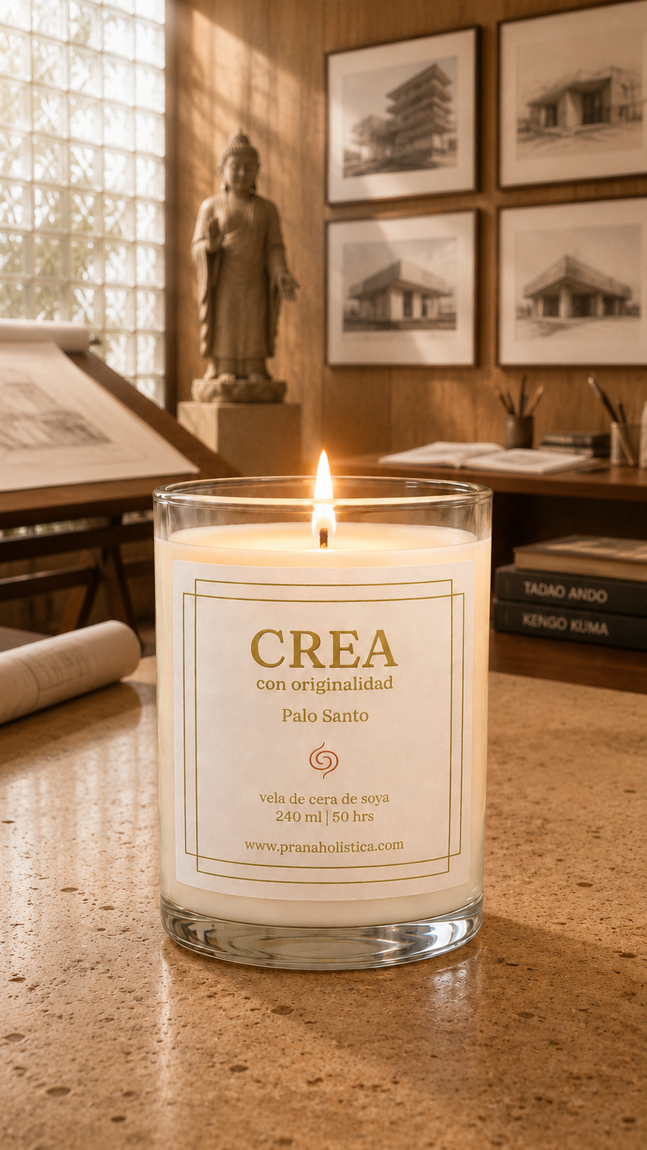 Vela aromática intencionada | Crea