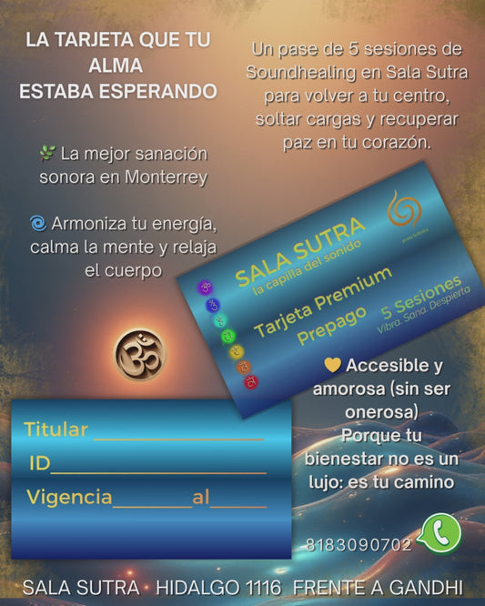Tarjeta de Soundhealing