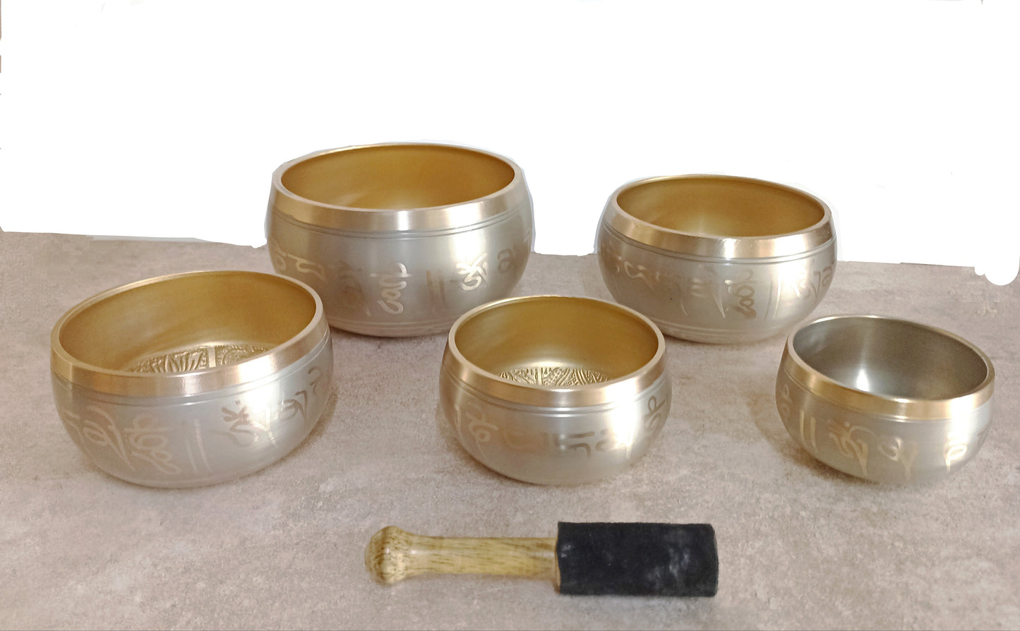 Set Cuencos tradicionales dorado