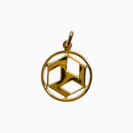Dijes Geometría Sagrada | Chapa de oro